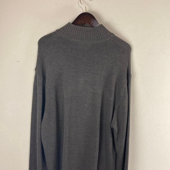 PGA Tour [Quarter Zip] Men's-Size XXL Brown Long Sleeve Sweater - Picture 8 of 8